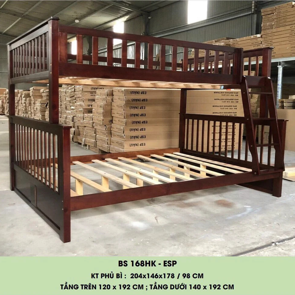 Giường Tầng AmiZ (1m4 – 1m2) Gỗ Tự Nhiên