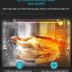 NỒI CHIÊN KHÔNG DẦU KẾT HỢP HẤP KUCHEN PLC2218