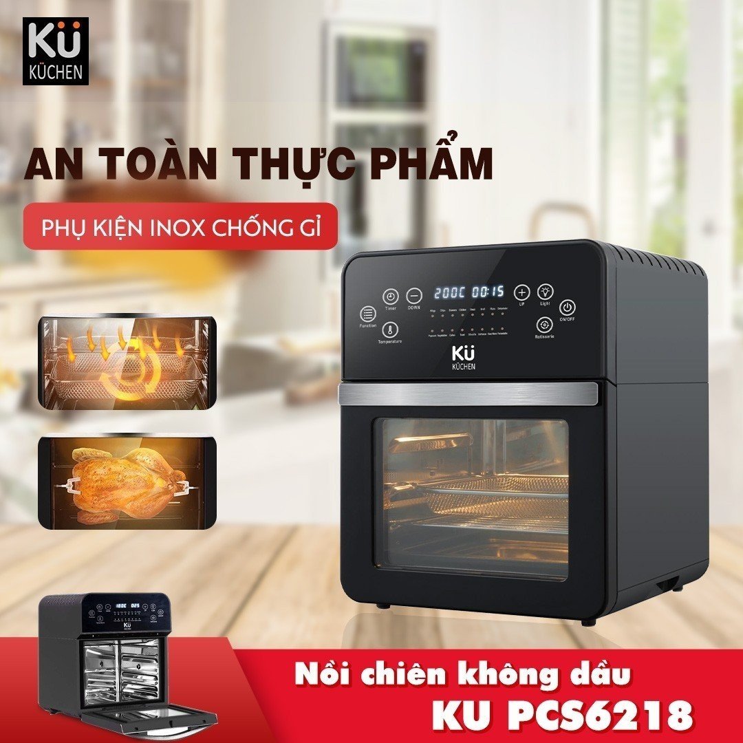 Nồi Chiên Không Dầu KU PCS6218 – Đức