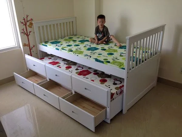 Giường Tầng Hộp Viking (màu vàng)