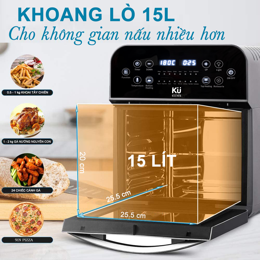 Nồi chiên không dầu Kuchen PCB 1119