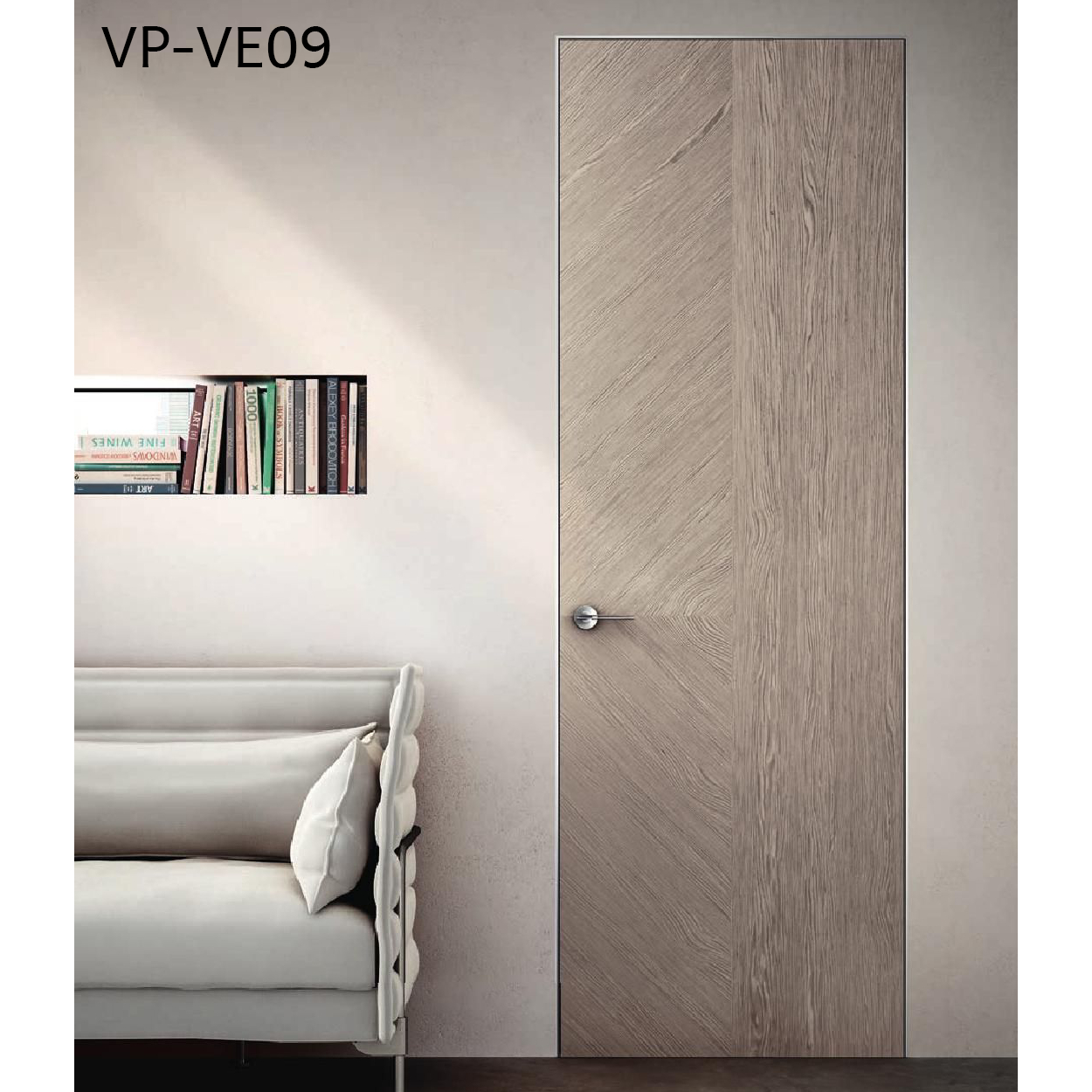 Cửa Veneer phẳng trơn