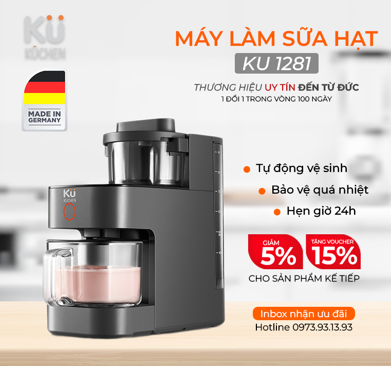 Máy làm sữa hạt KU 1281