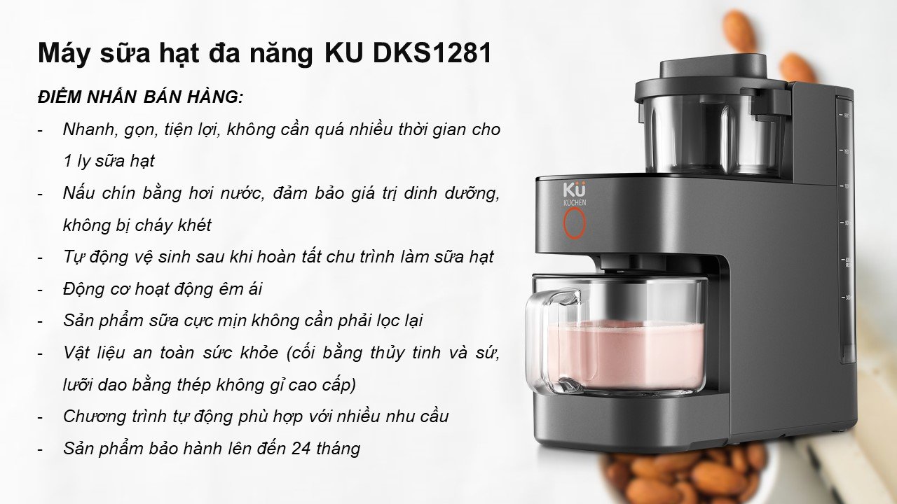 Máy làm sữa hạt KU 1281