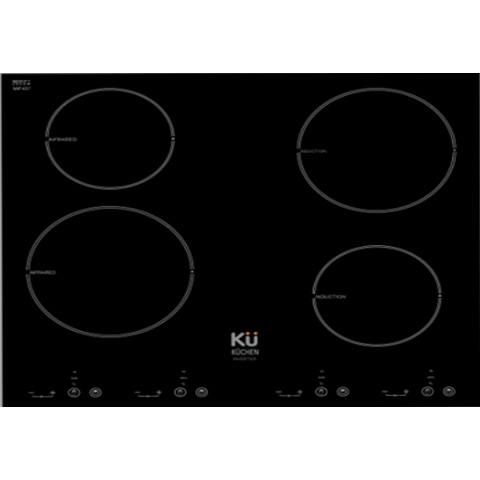 Bếp 2 Từ + 2 hồng ngoại Kuchen MIF437